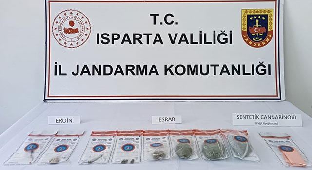 Isparta’da uyuşturucu operasyonunda 3 şüpheli tutuklandı