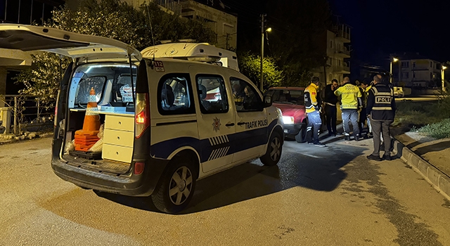 Burdur’da ”dur” ihtarına uymayan alkollü sürücüye 7 bin 945 lira ceza