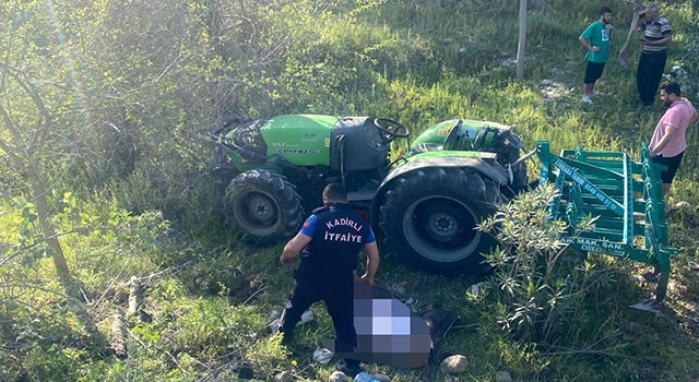 Osmaniye’de devrilen traktörün sürücüsü hayatını kaybetti