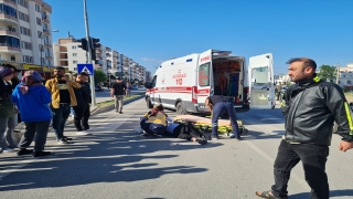 Osmaniye’de otomobille çarpışan motosikletin sürücüsü yaralandı