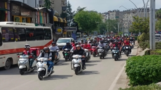 Adana’da motokuryeler bıçaklı saldırı sonucu ölen Ata Emre Akman için konvoy yaptı