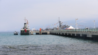TCG Nusret, Gökova ve Karpaz gemileri, İskenderun’da ziyarete açıldı