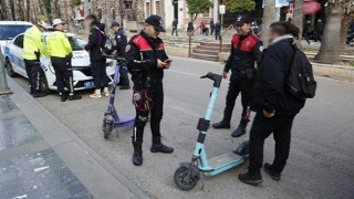 Antalya’daki denetimlerde 155 skuter trafikten men edildi