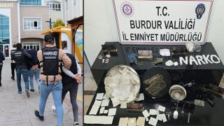 Burdur’da uyuşturucu operasyonunda 3 zanlı tutuklandı