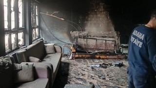Kozan’da ilkokulda çıkan yangın söndürüldü