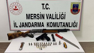 Mersin’de silah kaçakçılığı operasyonunda 4 zanlı yakalandı