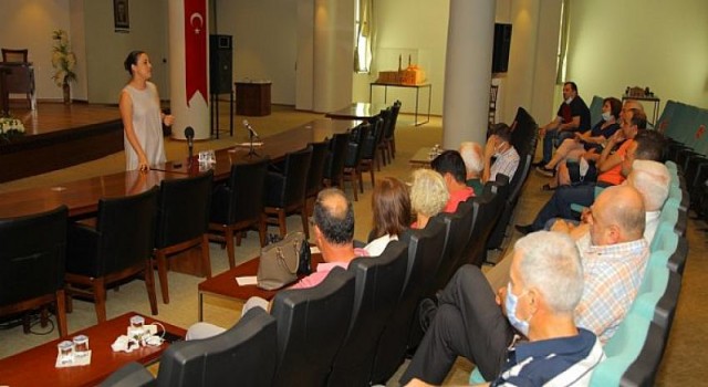 Başkan Sengel ecrimisil sorununda intikali yapılacak ilk esnaf grubuyla çözüm için buluştu