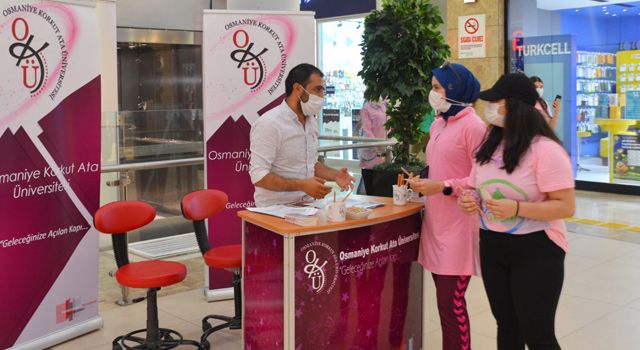 OKÜ, Adaylar için tanıtım standı açtı