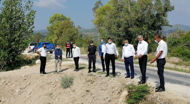 Kaymakam Taşkıran Köylerde incelemelerde bulundu