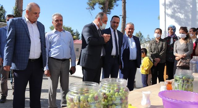 Çiftçilere zeytin salamurası ve turşu yapımı eğitimi