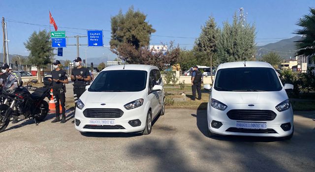 Osmaniye Emniyet Müdürlüğüne 12 Yeni Araç