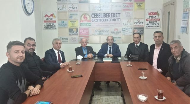 Emekli Astsubaylar Derneği, Cebelibereketli Gazetecileri ziyaret etti