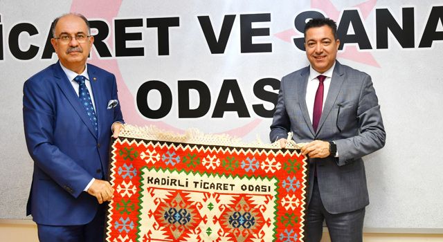 OKÜ Rektöründen Kadirli TSO’na ziyaret