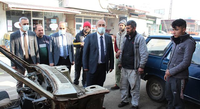 Kaymakam İlhan, sanayi esnafını ziyaret etti