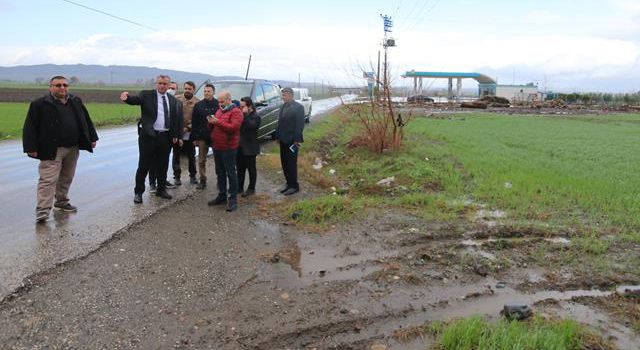 Düziçi’nde toptancı hali için arazi çalışması yapıldı