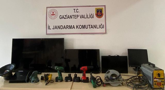 Gaziantep’te bir evden televizyon ve altın çalan zanlı tutuklandı