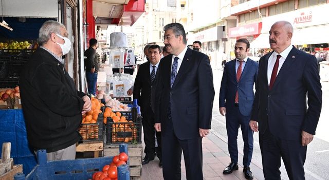 Vali Yılmaz, Ramazan öncesi esnafı ziyaret etti