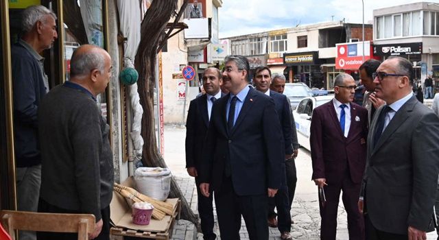 Vali Yılmaz Düziçi’nde esnaf ziyaretlerinde bulundu