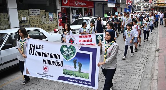 81 ilde eş zamanlı “Çevre yürüyüşü” düzenlendi