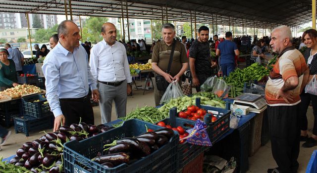 Kaymakam İlhan, pazarcı esnafını ziyaret etti