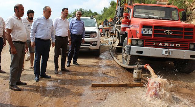 Kaymakam İlhan, su kuyusu çalışmaları inceledi