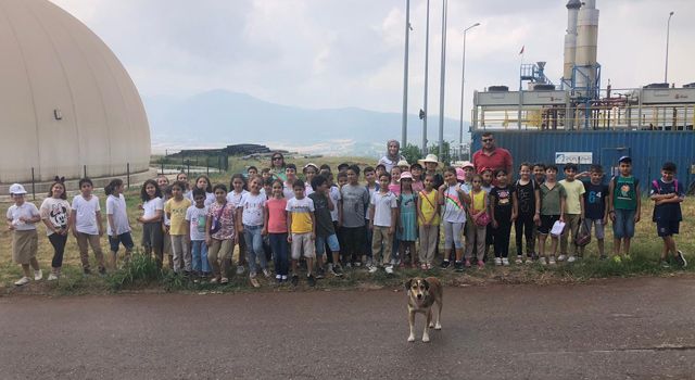 Öğrenciler, katı atık enerji tesislerini gezdi