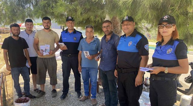 Kurbanlık pazarlarında Polis ekipleri uyarılarda bulundu