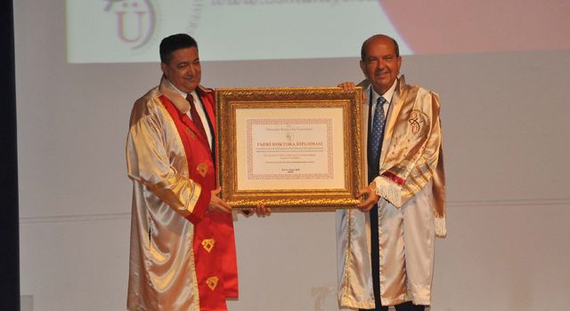 OKÜ’den Cumhurbaşkanı Tatar’a ‘Fahri doktora’ ünvanı