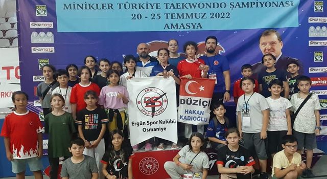 Osmaniyeli sporcular Türkiye derecesi çıkardı
