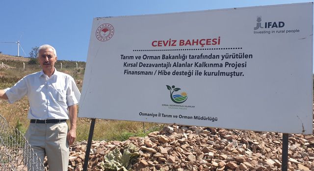 Bahçe’de yüzde 70 hibe destekli ceviz bahçesi kuruldu