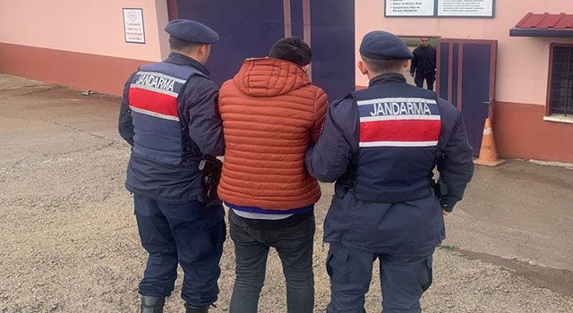 Aranan hükümlü Jandarma ekiplerince yakalandı
