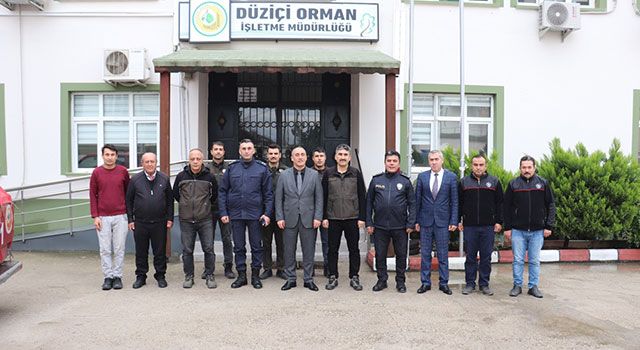 Kaymakam İlhan, Orman İşletmesi’ni ziyaret etti