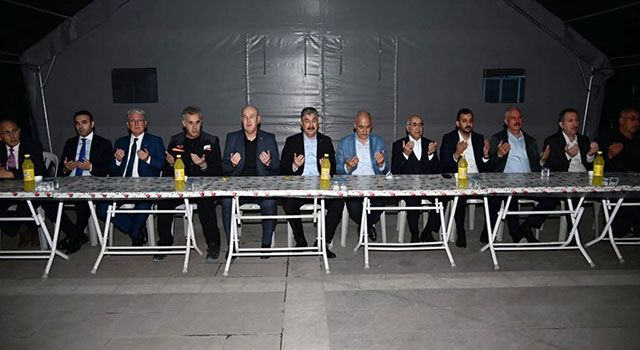 Vali Yılmaz ve Protokol mensupları iftar sofrasında buluştu