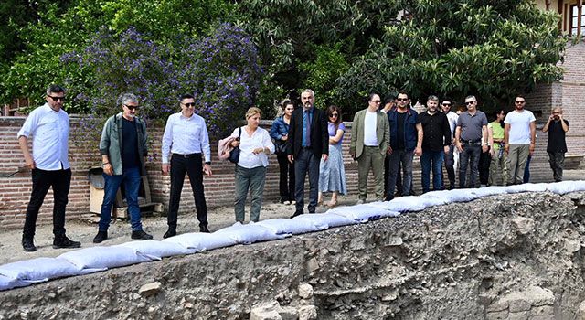 OKÜ Rektörü Uzun, Tepebağ Höyüğü’ndeki çalışmaları izledi