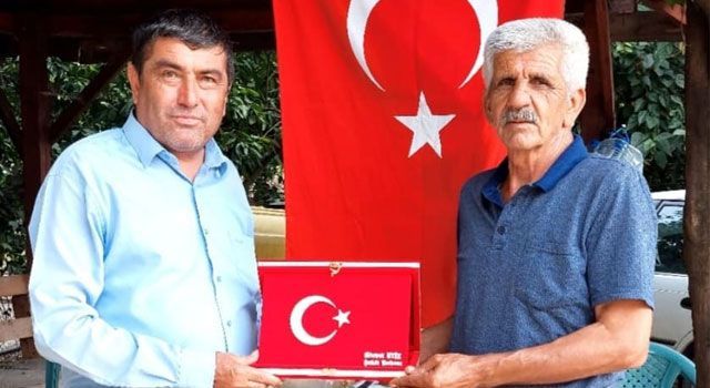 Osmaniye'de Şehit babasına anlamlı ziyaret