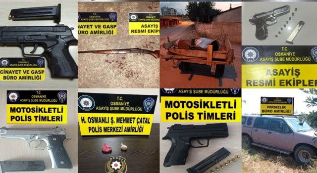 Osmaniye Polisinden Asayiş Operasyonu: 14 Tutuklama