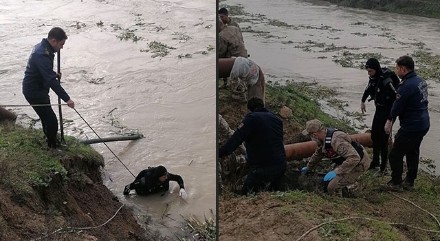 Hatay’da tahliye kanalında erkek cesedi bulundu