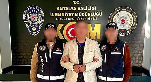 Kırmızı bültenle aranan yabancı uyruklu kişi Alanya’da yakalandı