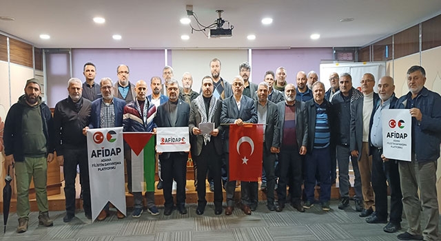 Adana Filistin Dayanışma Platformu kuruldu