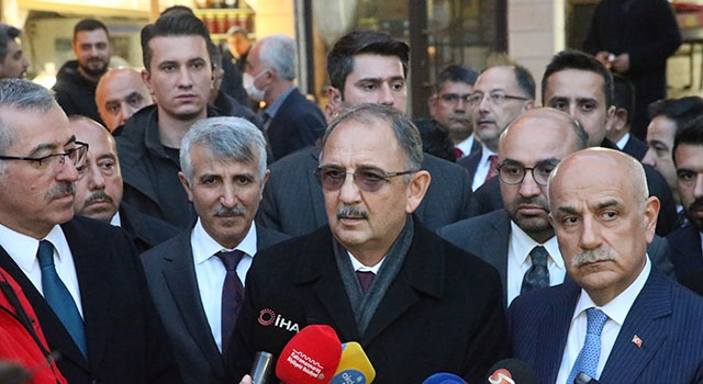 Bakan Özhaseki, Kahramanmaraş’ta incelemelerde bulundu: