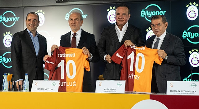 Galatasaray, Bilyoner ile sponsorluk anlaşması yaptı