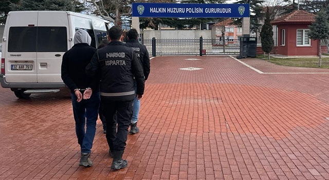 Isparta’daki uyuşturucu operasyonunda 2 tutuklama