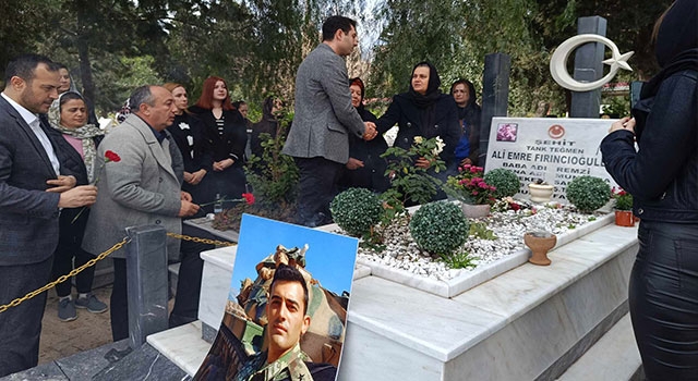 Şehit Teğmen Ali Emre Fırıncıoğulları, Samandağ’da mezarı başında anıldı