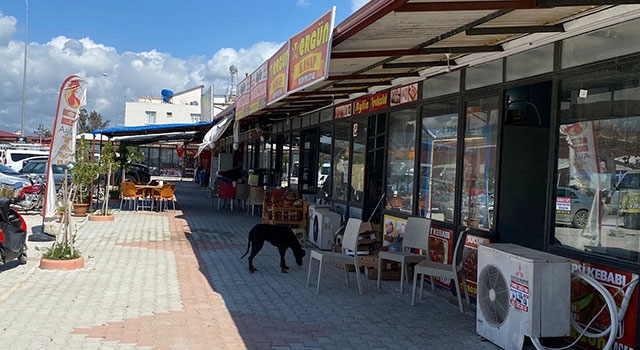 Hatay Samandağ’da depremlerden sonra açılan çarşıda 39 esnaf hizmet veriyor