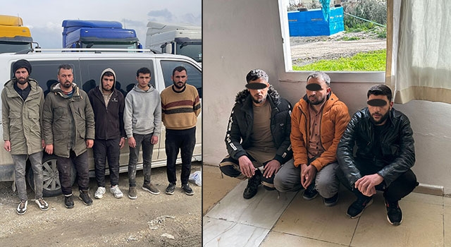 Hatay’da 25 düzensiz göçmen yakalandı, 2 göçmen kaçakçısı tutuklandı