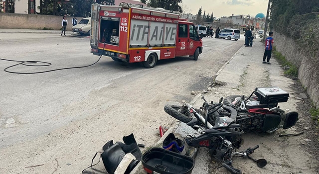 Kadirli’de otomobille çarpışan motosikletin sürücüsü öldü