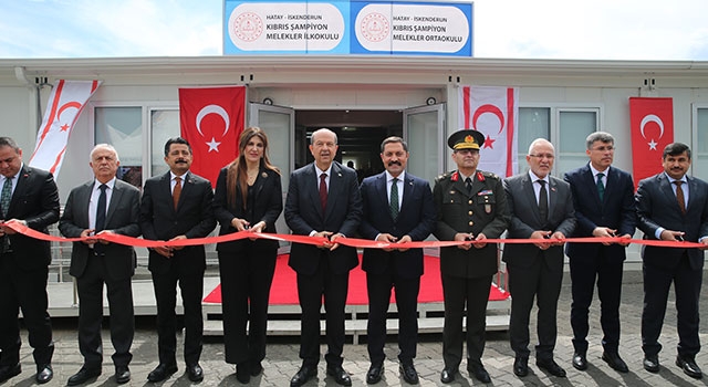 KKTC Cumhurbaşkanı Tatar, Hatay’da okul açılışına katıldı: