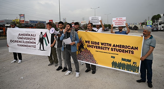 Adana’da İsrail’in Gazze’ye yönelik saldırıları protesto edildi