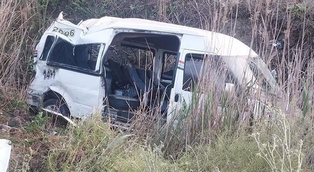 Hatay’da devrilen minibüsteki 9 tarım işçisi yaralandı