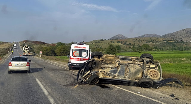 Kahramanmaraş’ta devrilen otomobildeki 1 kişi öldü, 3 kişi yaralandı